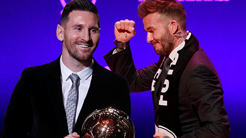 Messi được Beckham 'đặt gạch' dù chưa đá cho PSG