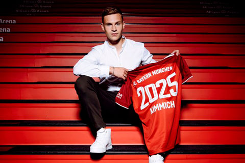 Bayern trói chân thành công Kimmich đến 2025