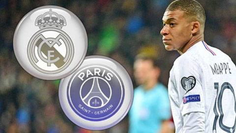 PSG đồng ý đàm phán với Real về Mbappe