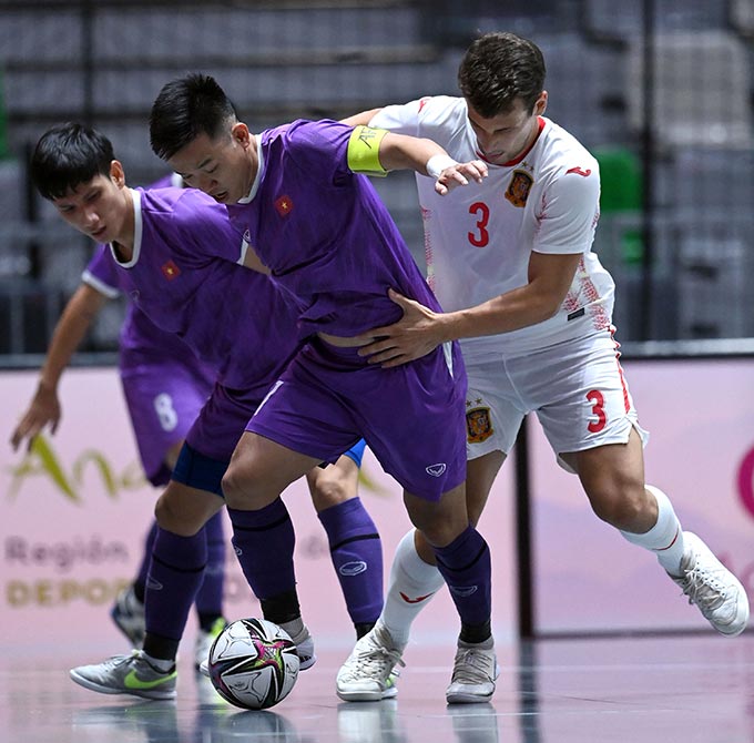 ĐT futsal Việt Nam đã thu được nhiều bài học quý giá trước Tây Ban Nha