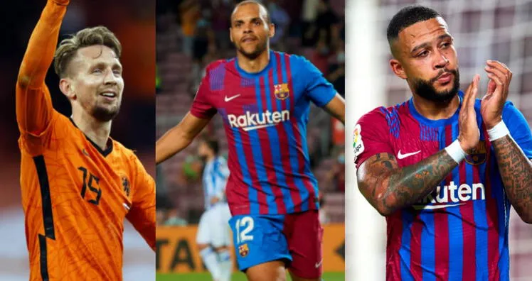 Hàng công sắp tới của Barca bao gồm: De Jong, Braithwaite và Depay