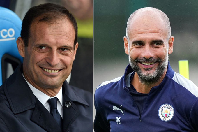 Dù có phong cách khác biệt nhưng Allegri và Pep đều biết cách đánh bại Chelsea của Tuchel