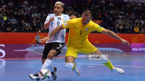 ĐT futsal Argentina giành vé vào vòng knoch out