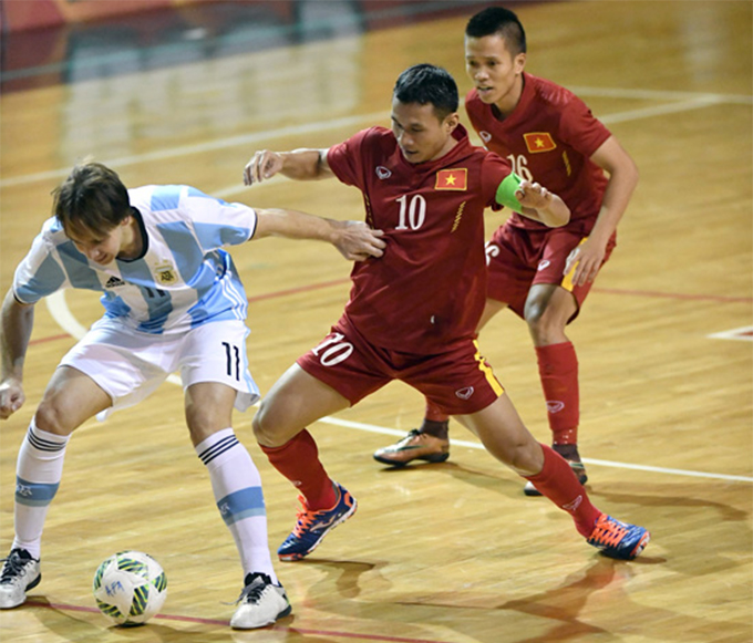 Bảo Quân là đội trưởng của ĐT futsal Việt Nam tại World Cup 2016