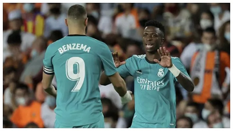 Benzema và Vinicius đang chơi rất ăn ý cùng nhau