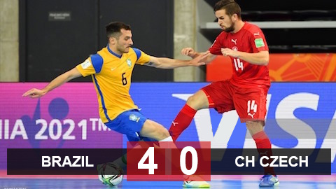 FIFA Futsal World Cup 2021: Brazil giành vé đầu tiên của bảng D vào vòng knock out