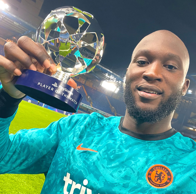 Lukaku nhận danh hiệu Cầu thủ xuất sắc nhất trận khi ghi bàn thắng duy nhất