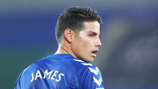 James đối diện với tương lai u ám ở Everton