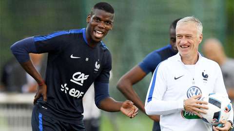 ĐT Pháp: Deschamps và Pogba như bố với con