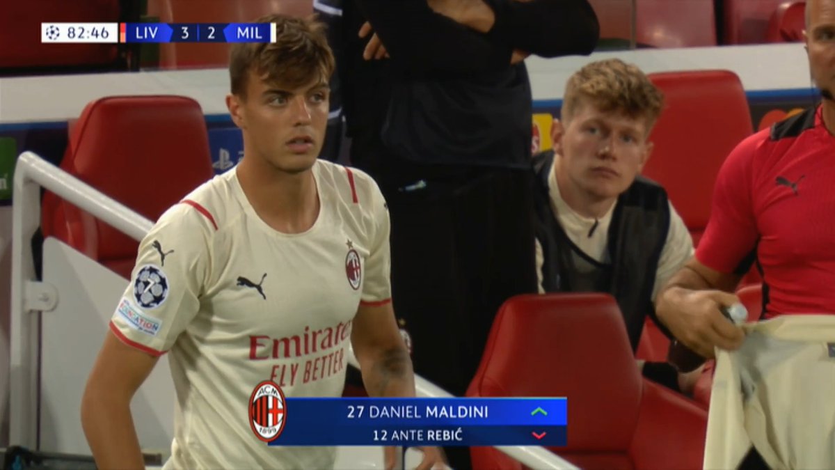 Khoảnh khắc lịch sử của nhà Maldini khi Daniel Maldini vào sân