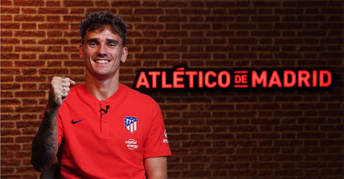 Griezmann mới trở lại "mái nhà xưa" Atletico Madrid