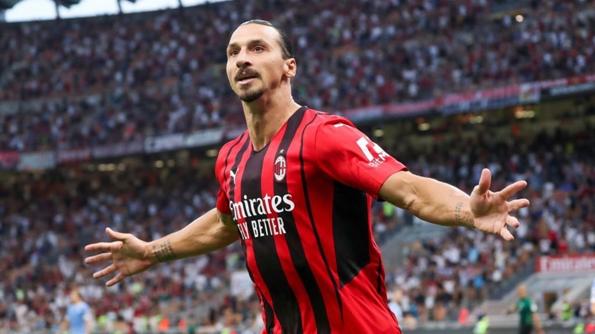 Zlatan Ibrahimovic trong màu áo AC Milan