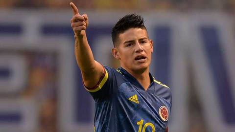 James Rodriguez nhận cảnh báo khi chưa đá 1 phút nào dưới thời Benitez