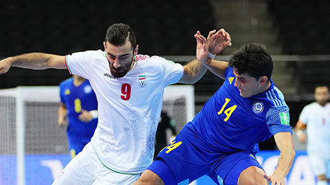 Kết quả Kazakhstan 3-2 Iran: Kazakhstan gặp Bồ Đào Nha ở bán kết FIFA futsal World Cup 2021