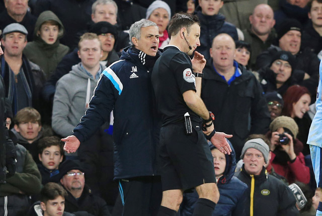 Ông Clattenburg từng có mâu thuẫn với HLV Mourinho