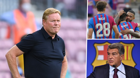 Barca rất muốn sa thải Koeman nhưng nan giải