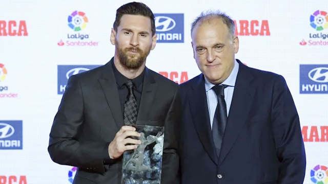 Tebas cho rằng Messi là cầu thủ hay nhất lịch sử