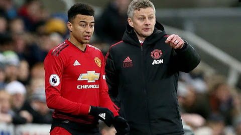 Lingard mới được HLV Solskjaer cho ra sân vỏn vẹn 4 phút ở mùa giải này