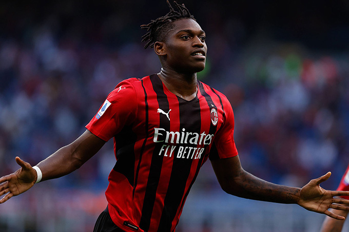 Leao mở tỷ số trong trận Milan vs Lazio