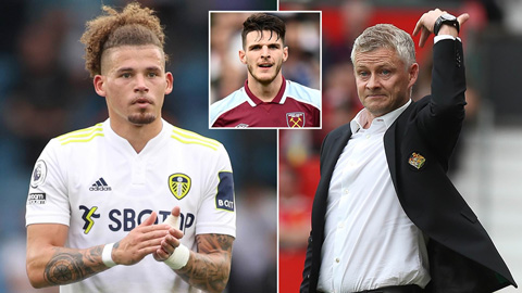 Man United chuyển sang Kalvin Phillips thay vì Declan Rice