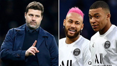 HLV Pochettino: 'Lỗi không thuộc về Messi, Mbappe và Neymar'