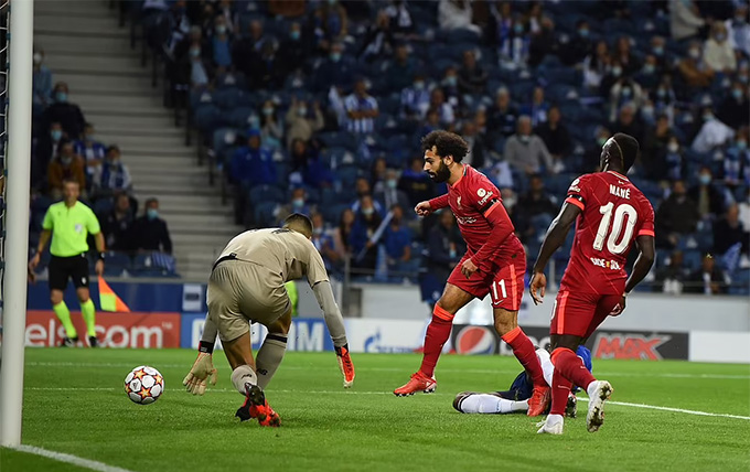 Salah mở tỷ số trận Porto vs Liverpool