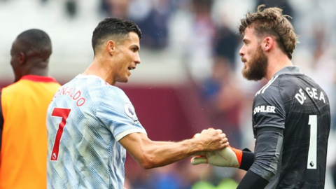 De Gea cảm nhận Man United sẽ giành các danh hiệu nhờ Ronaldo