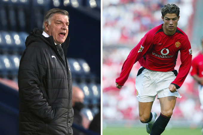 Allardyce từng choáng ngợp về Ronaldo