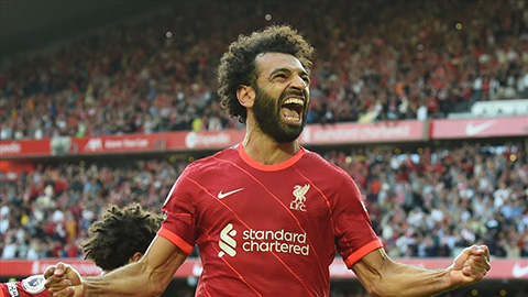 Salah cán mốc 100 bàn tại Premier League