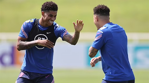 Sancho vui mừng được gặp lại Rashford