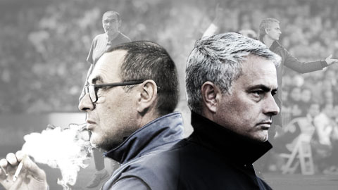 Sarri - Mourinho: Cuộc đấu trí giữa hai ông thầy bị căm ghét