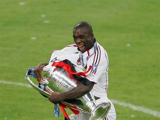 Seedorf từng 4 lần vô địch Champions League cùng 3 CLB khác nhau