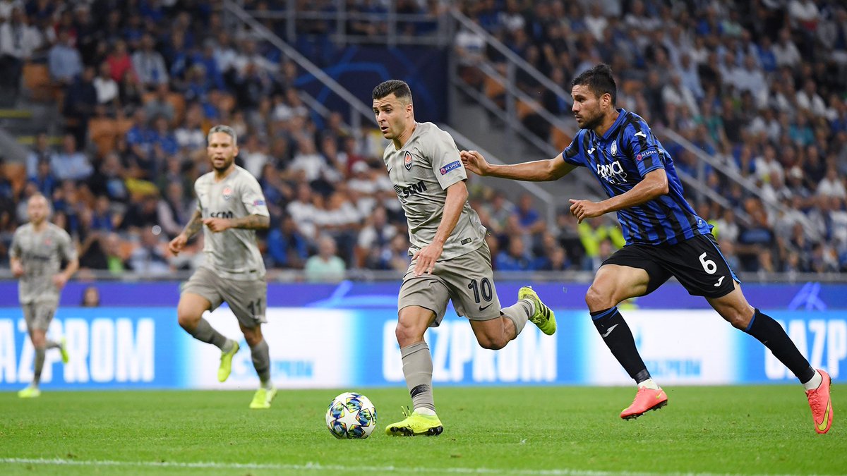 Shakhtar (áo xám) có thành tích ngang bằng trong 8 lần gần nhất gặp các đội bóng Italia ở Champions League.