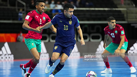 Futsal Thái Lan hòa kịch tính phút chót