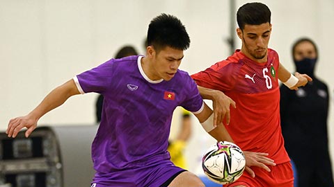 ĐT futsal Việt Nam không thể tạo bất ngờ trước ĐT futsal Morocco