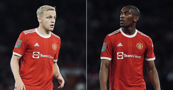 Van de Beek và Martial tiếp tục gây thất vọng