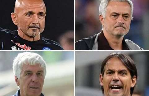 Mourinhi là 1 trong 4 HLV phải nhận thẻ đỏ ở vòng 9 Serie A