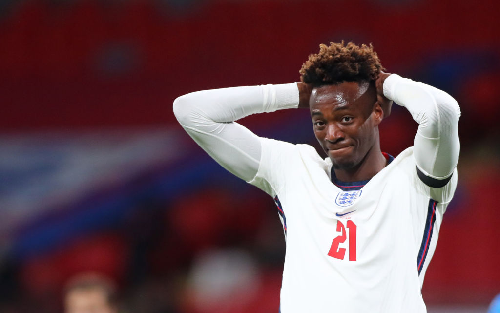 Tammy Abraham trong màu áo ĐT Anh