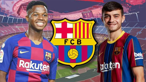 Barcelona cuống cuồng lo gia hạn với Fati & Pedri