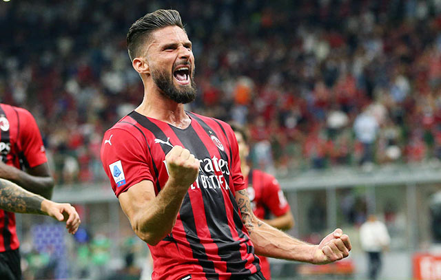 Giroud và đồng đội tại AC Milan sẽ ca khúc khải hoàn