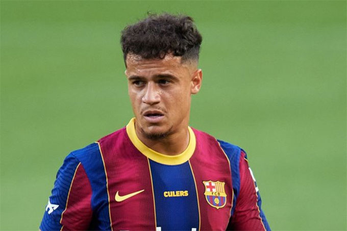 Coutinho chơi rất mờ nhạt trong màu áo Barca