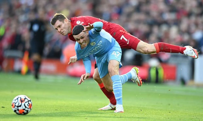 Foden đã chơi rất hay ở trận đấu với Liverpool