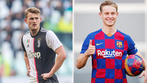 Juventus dùng De Ligt để đổi lấy De Jong