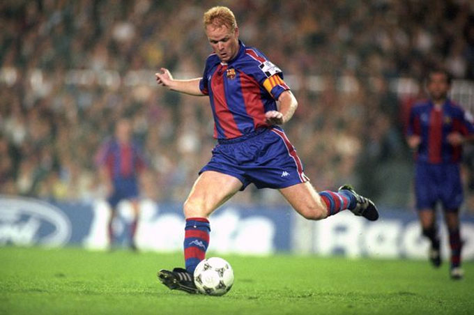 Koeman từng là một cầu thủ vĩ đại trong màu áo Barca