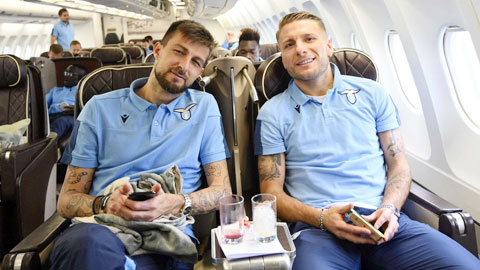 Lazio 'trói chặt' Immobile và Acerbi