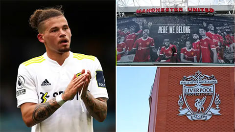 Man United và Liverpool tranh giành ngôi sao sáng giá của Leeds United