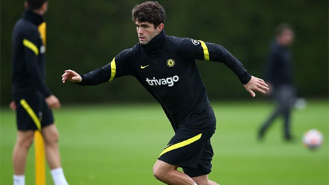 Pulisic trở lại tập luyện trước trận Chelsea gặp Newcastle