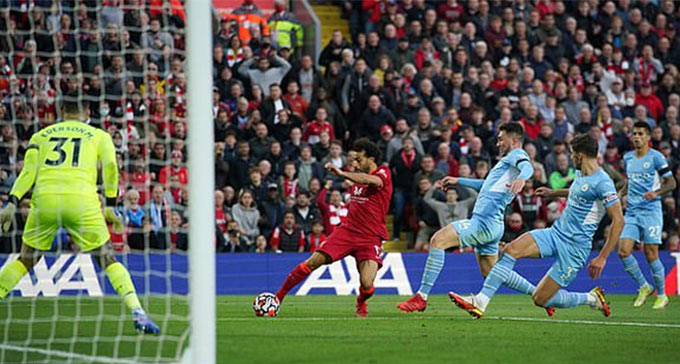 Pha làm bàn đỉnh cao của Salah vào lưới Man City