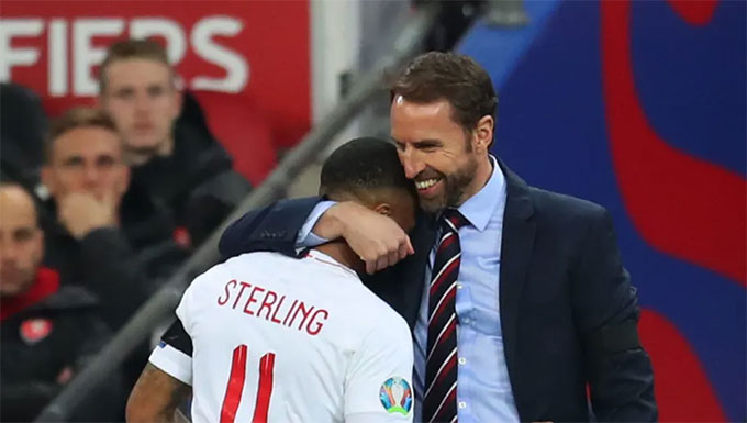 Sterling là học trò cưng của HLV Southgate ở ĐT Anh