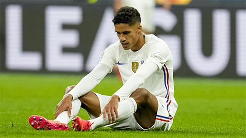 Varane chấn thương không nghiêm trọng, chỉ nghỉ trận gặp Leicester